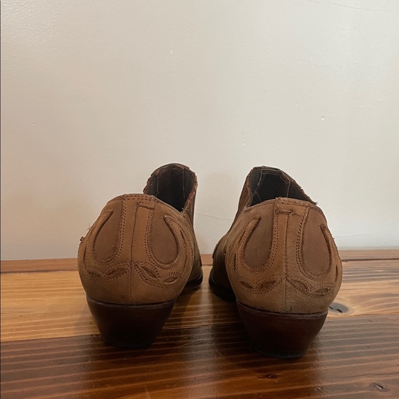 Guess by Georges Marciano Vintage Leather Western Ankle Boots Size 8 - Picture 5 of 13